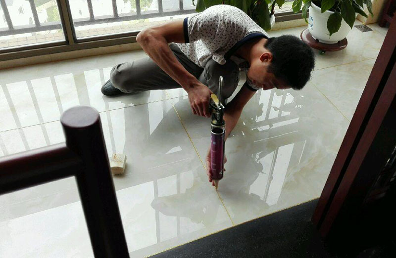 广州某单位瓷砖美缝